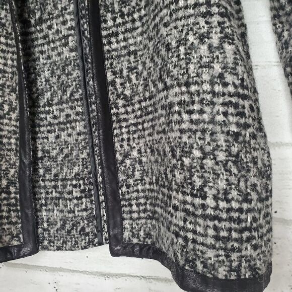 Trouve wool blend long length marled jacket - Picture 8 of 10